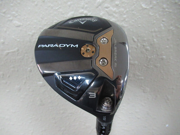 NICE CALLAWAY PARADYM TRIPLE DIAMOND FAIRWAY WOOD #3 15* KAI'LI 70g EXTRA STIFF