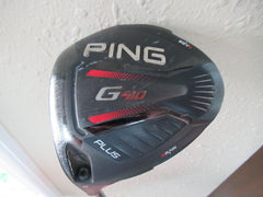 LEFT HAND PING G410 PLUS 9.0* DRIVER ALTA CB 55g STIFF FLEX W/ HEADCOVER