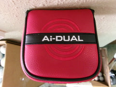 NEW ODYSSEY AI-DUAL SQUARE 2 SQUARE MAX 1/2 BALL PUTTER 35.25" W/HC RH