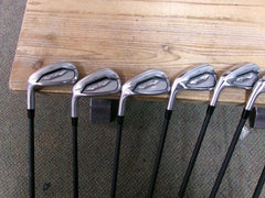 CALLAWAY QUANTUM MAX IRON SET 4-PW/GW LH GRAPHITE REGULAR