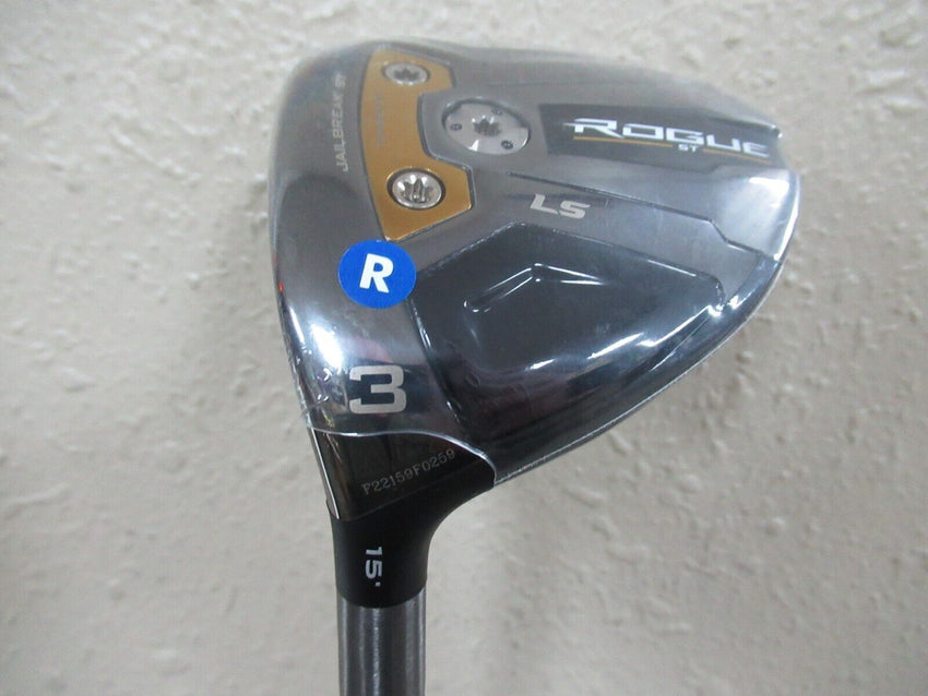 NEW LEFT HAND CALLAWAY ROGUE ST LS FAIRWAY #3 15* TENSEI BLUE AV 65g REGULAR HC