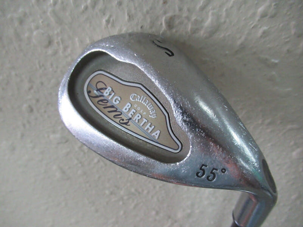 LADIES CALLAWAY BIG BERTHA GEMS 55* SAND WEDGE FACTORY 65g LADIES FLEX GRAPHITE