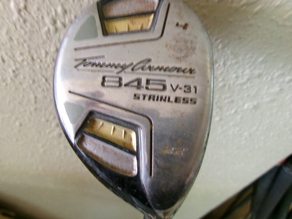 TOMMY ARMOUR 845 V-31 STAINLESS 4 HYBRID 22* W/845 V-81 DLT R-FLEX GRAPHITE RH