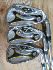 TAYLORMADE R7 IRON SET 4-9, LW FACTORY T-STEP 90g REGULAR FLEX STEEL