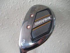 NICE LEFT HANDED CALLAWAY MAVRIK HYBRID #3 18* PROJECT X CATALYST 65g REGULAR