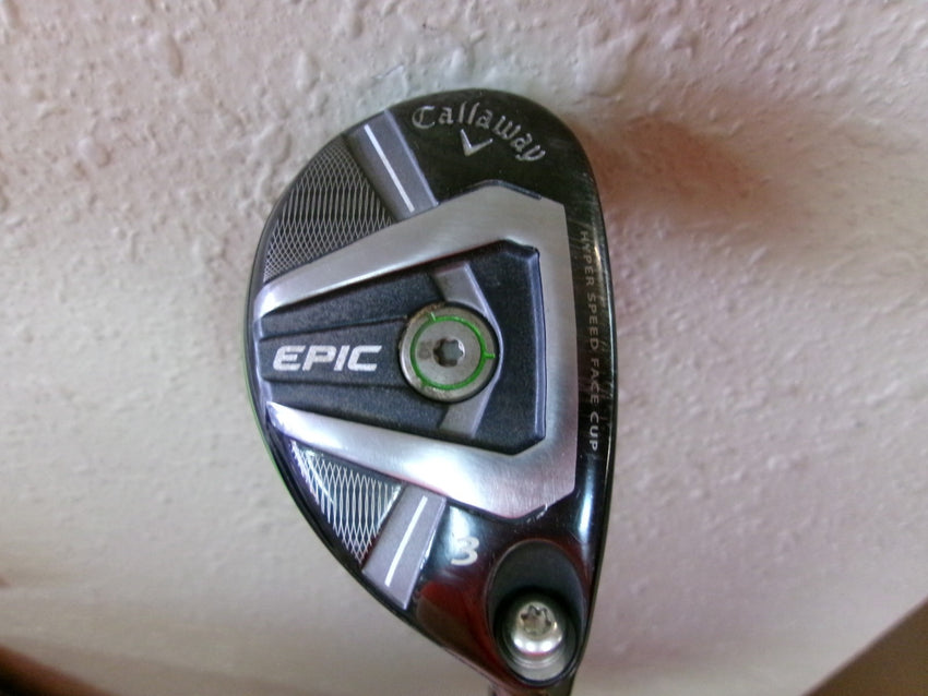 CALLAWAY EPIC 3 HYBRID 20* W/UST RECOIL ES 780 F4 STIFF GRAPHITE RH