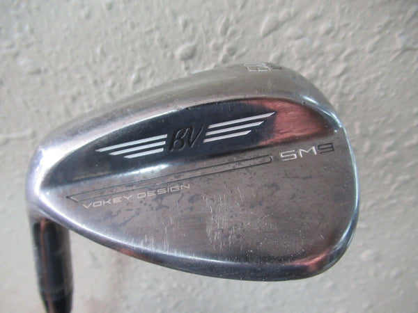 NICE LH TITLEIST SM9 60* LOB WEDGE 10* S GRIND FACTORY WEDGE FLEX STEEL