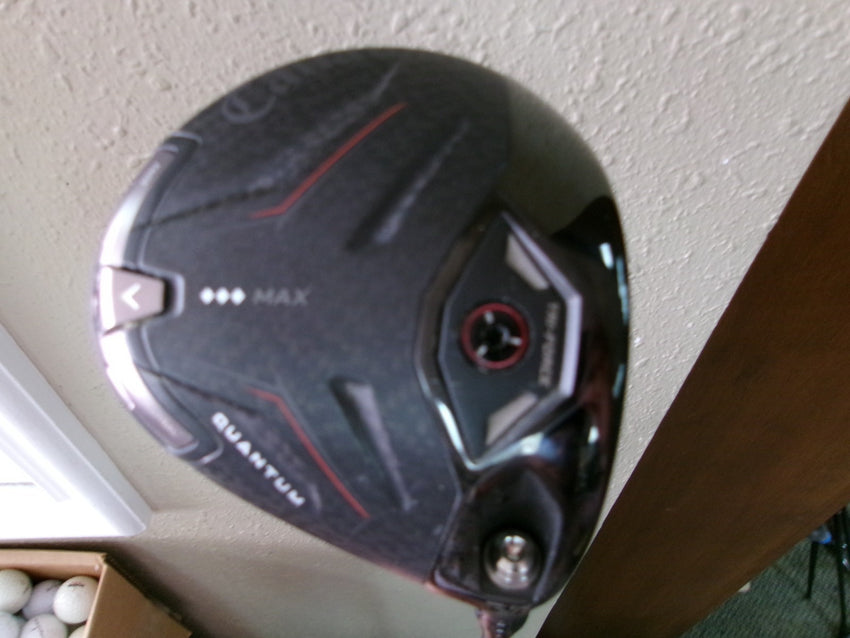 CALLAWAY QUANTUM MAX TRIPLE DIAMOND DRIVER 9.0* RH DENALI FROST 50g STIFF SHAFT
