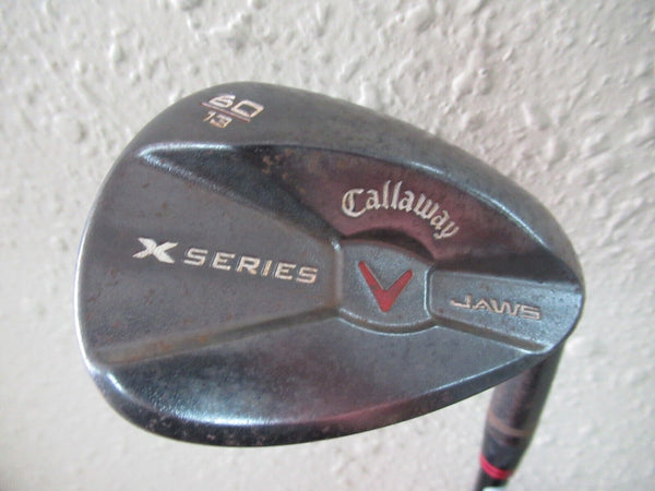 CALLAWAY X SERIES JAWS RAW 60* LOB WEDGE 13* BOUNCE 95g WEDGE FLEX GRAPHITE