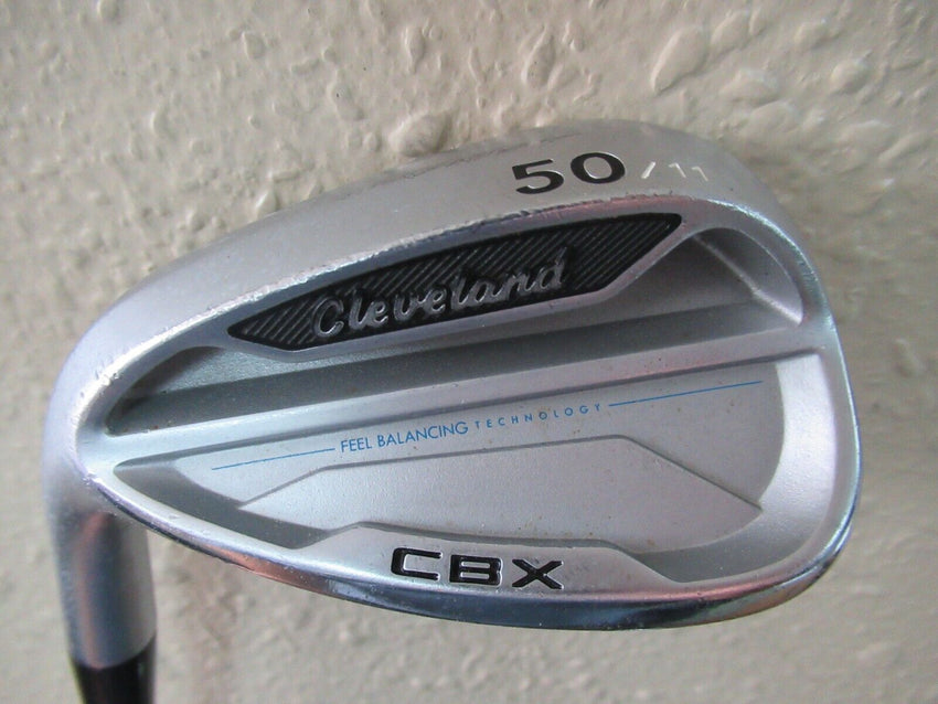 NICE LH CLEVELAND CBX 50* GAP WEDGE FACTORY ROTEX WEDGE FLEX GRAPHITE NEW GRIP