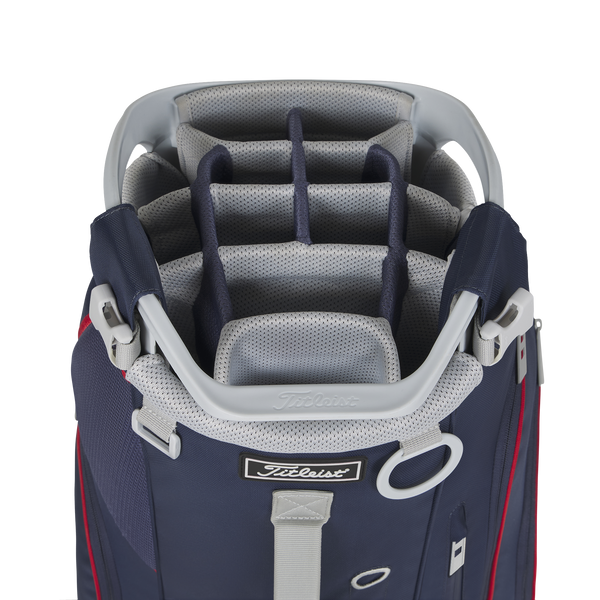Titleist 2026 Hybrid 14 Stand & Cart Golf Bag - Navy/White/Red