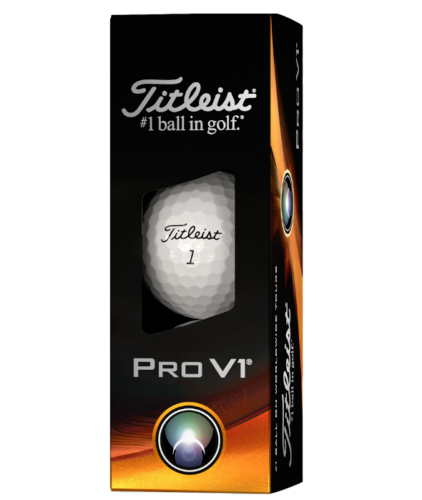Titleist 2023 PRO V1 Golf Balls - New Sleeve - 3 Balls