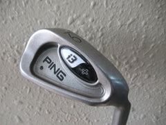 PING I3+ BLACK DOT 9 IRON FACTORY REGULAR FLEX STEEL FACTORY GRIP