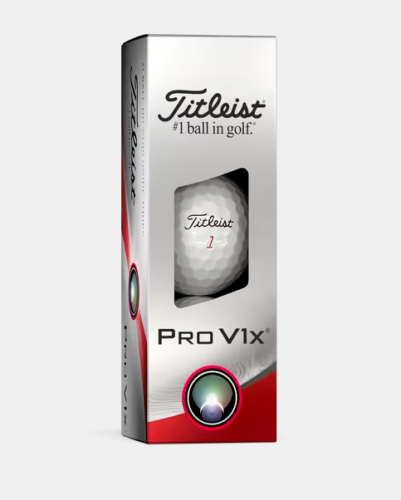 Titleist 2023 PRO V1X Golf Balls - New Sleeve - 3 Balls